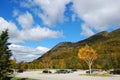 Franconia Notch in fall, White Mountains, New Hampshire, USA