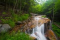 Franconia Notch Waterfalls NH Royalty Free Stock Photo