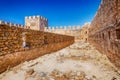 Frangokastello fortress in Crete Royalty Free Stock Photo