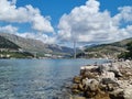 Franjo TuÃâman Bridge - Dubrovnik, Croatia. Adriatic Sea