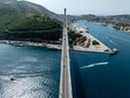 Franjo Tudjman Bridge - Croatia Royalty Free Stock Photo