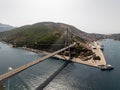 Franjo Tudjman Bridge - Croatia Royalty Free Stock Photo
