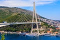 The Franjo Tudjman bridge in Dubrovnik