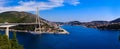 The Franjo Tudjman bridge in Dubrovnik