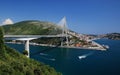 Franjo Tudman Bridge, Dubrovnik Royalty Free Stock Photo