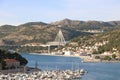 Franjo Tudman Bridge, Dubrovnik, Croatia Royalty Free Stock Photo