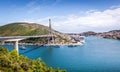 Franjo Tudman bridge in Dubrovnik, Croatia Royalty Free Stock Photo