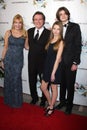 Frank Dicopoulos, wife Teja, son Jaden, daughter Olivia arrives at the 2011 FAAN Los Angeles Gala