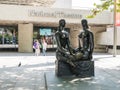 Frank Dobson sculpture LONDON PRIDE in front of National Theatre