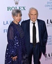 Frank Gehry and Berta Isabel Aguilera Royalty Free Stock Photo