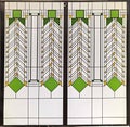 1905 Frank Lloyd Wright Glass Window Design Element Decoration Interior William R. Heath House Buffalo New York America USA