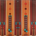 1912 Frank Lloyd Wright Rug Decoration Interior Design Avery Coonley Playhouse Riverside Illinoi