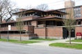 Frank Lloyd Wright`s Robie House, Chicago Royalty Free Stock Photo