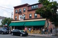 Frank Pepe Pizzeria Napoletana Restaurant with People Waiting in Line