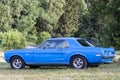 Front detail of a Ford Mustang vintage car Royalty Free Stock Photo