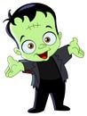Frankenstein kid Royalty Free Stock Photo