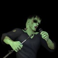 Frankenstein's Monster Singing Royalty Free Stock Photo