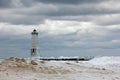 Frankfort Lighthouse Royalty Free Stock Photo