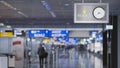 Frankfurt Airport During Covid Times Royalty Free Stock Photo