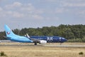 Frankfurt Airport Fraport - Boeing 737-86J of TUI fly TUI Blue Livery takes off