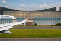 05/26/2019. Frankfurt Airport, Germany. Airbus by Lufthansa Technik maintenance hangar.