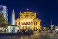 Frankfurt Alte Oper by night