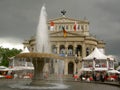 Frankfurt Alte Oper, The Old Opera concert hall former opera house on Opernplatz Square, Banking District, Frankfurt