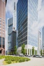 Frankfurt Banking District with its skyscrapers