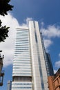Frankfurt Banking District with its skyscrapers