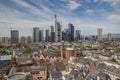 Frankfurt city view Royalty Free Stock Photo