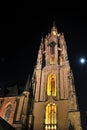 Frankfurt dome cathedral by night