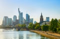 Frankfurt Downtown city cityscape, Germany