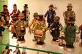 FRANKFURT, GERMANY - APRIL 18, 2013: German wooden toys: figurines depicting profession