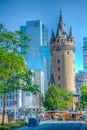 FRANKFURT, GERMANY, AUGUST 18, 2018: View of the Eschenheimer gate in Frankfurt, Germany Royalty Free Stock Photo