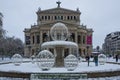 Frankfurt, Germany - December 10: The Alte Oper Old Opera in Frankfurt on December 10, 2017 in Frankfurt, Germany Royalty Free Stock Photo