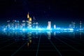 Frankfurt Germany Futuristic Cityscape Manipulation