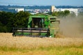 Grain harvest in the surroundings of Frankfurt, Germany.