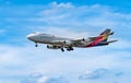 FRANKFURT,GERMANY: JUNE 23, 2017: Boeing 747 Asiana Airlines is Royalty Free Stock Photo