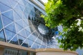 Frankfurt, Germany - June 15, 2016: Facade of the modern shopping mall MyZeil Royalty Free Stock Photo