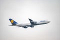 Frankfurt Germany 11.08.19 Lufthansa Boeing 747-830 - B748 departure at Fraport Airport D-ABYD