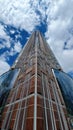 The Messeturm, or Trade Fair Tower,257 m skyscraper in the Westend-SÃÂ¼d district of Frankfurt,