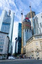 Frankfurt, Germany - October 13, 2023: Skyline cityscape of Frankfurt on the Main