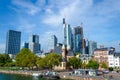 Frankfurt, Germany - October 13, 2023: Skyline cityscape of Frankfurt on the Main