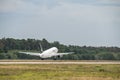 Frankfurt Germany 11.08.19 Oneworld Royal Jordanian Airlines Airbus A319 JY-AYP plane start departure Frankfurt Airport