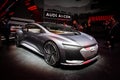 FRANKFURT, GERMANY - SEP 10, 2019: Audi AI CON autonomous luxury sedan car showcased at the Frankfurt IAA Motor Show 2019