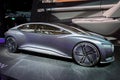 FRANKFURT, GERMANY - SEP 11, 2019: Audi AI CON autonomous luxury sedan car showcased at the Frankfurt IAA Motor Show 2019