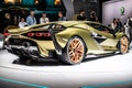 Lamborghini Sian FKP 37 at IAA, 2020 model year first supercapacitor-based hybrid V12 by Automobili Lamborghini