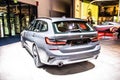 Mineral gray all new BMW 3 Series Touring Station Wagon 330d, IAA, 7th gen G21 THE 3 produced by BMW