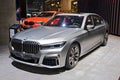 FRANKFURT, GERMANY - SEP 11, 2019: New BMW 7 Series luxury car model showcased at the Frankfurt IAA Motor Show 2019 Royalty Free Stock Photo