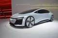 Frankfurt, Germany, September 13-2017: Audi Aicon Concept at IAA 2017 Royalty Free Stock Photo